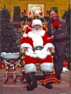 Santa & Clarence Peabody - Come & see us!