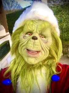 This really is me as the Grinch!